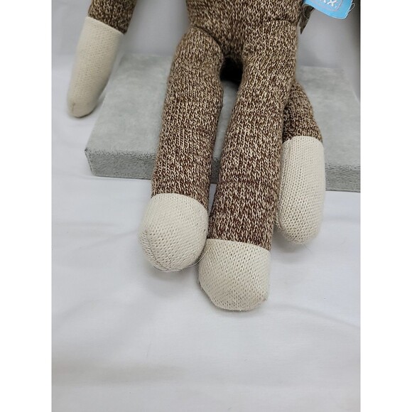 MAXX SOCK MONKEY Street Players 18" Brown Stuffed Animal Plush Toy 2010 - Picture 6 of 16